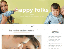 Tablet Screenshot of happyfolksstudio.com